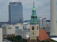 Blick auf den Alexanderplatz vom Dom aus fotografiert