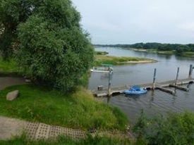 Elbe - Blick aus dem Hotelzimmer 