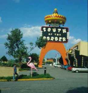 South of the border